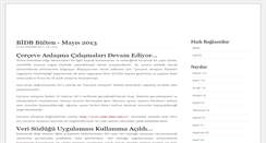 Desktop Screenshot of bulten.bidb.odtu.edu.tr